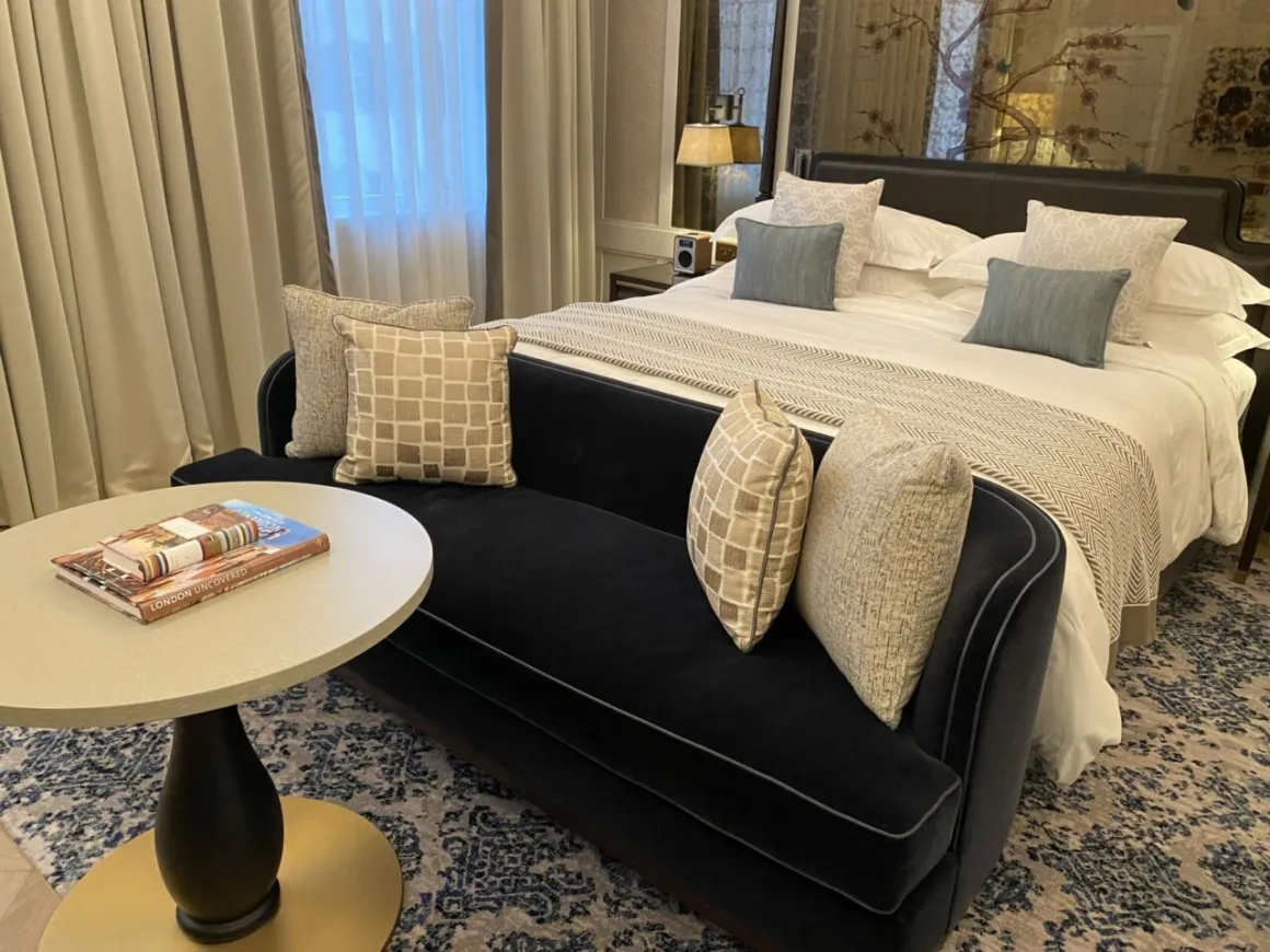 Biltmore Mayfair guest bedroom with sofa